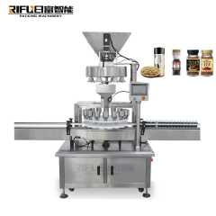 Automatic Tea Powder Coffee Nuts weighing filling small bottle packing machine granular multifunction can jar filling machine
