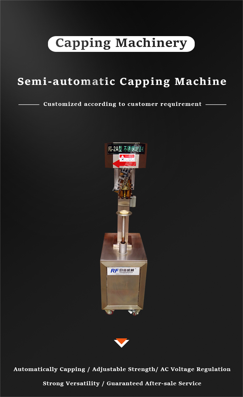 Semi automatic aluminum ropp thread capping machine