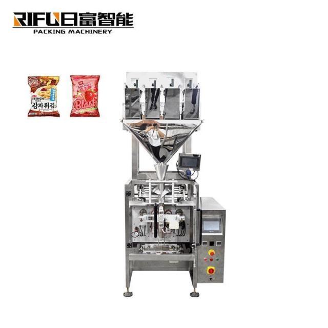 Automatic sugar coffee salt granular spices powder pouch sachet bottle filling packaging machine