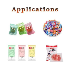 Automatic Pillow Packing Machine For Chocolates Hard Candy Toffee