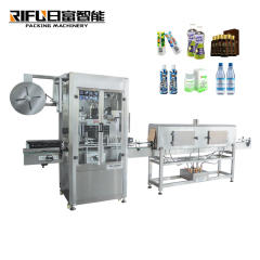 Automatic taper bottle labeling machine