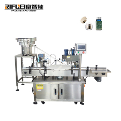 Fully automatic small bottle filling capping 2 in 1 machine for potion essential oil eye drop