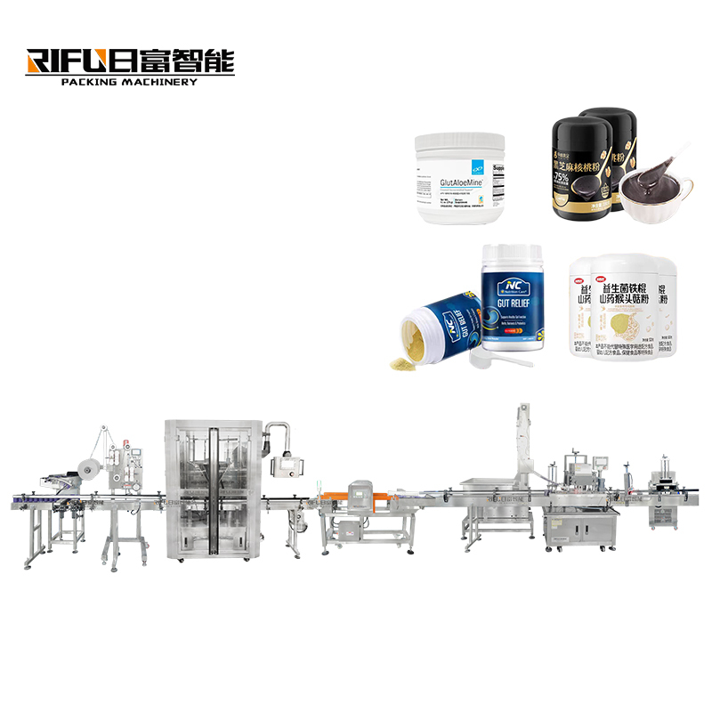 Automatic Mouthwash Liquid Filling Capping Labeling Production Line Bottle Packaging Line