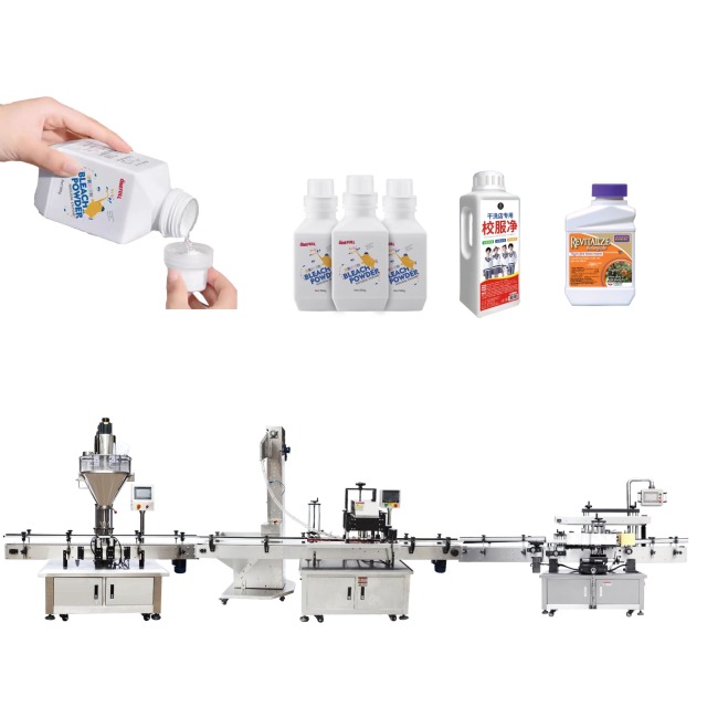 Automatic Mouthwash Liquid Filling Capping Labeling Production Line Bottle Packaging Line