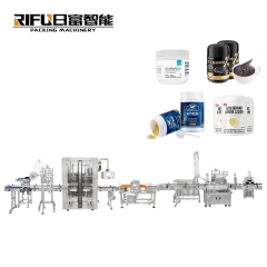 Automatic Immune-boosting Health Powder Filling Capping Heat Sealing Packaging Line