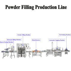 Automatic Immune-boosting Health Powder Filling Capping Heat Sealing Packaging Line
