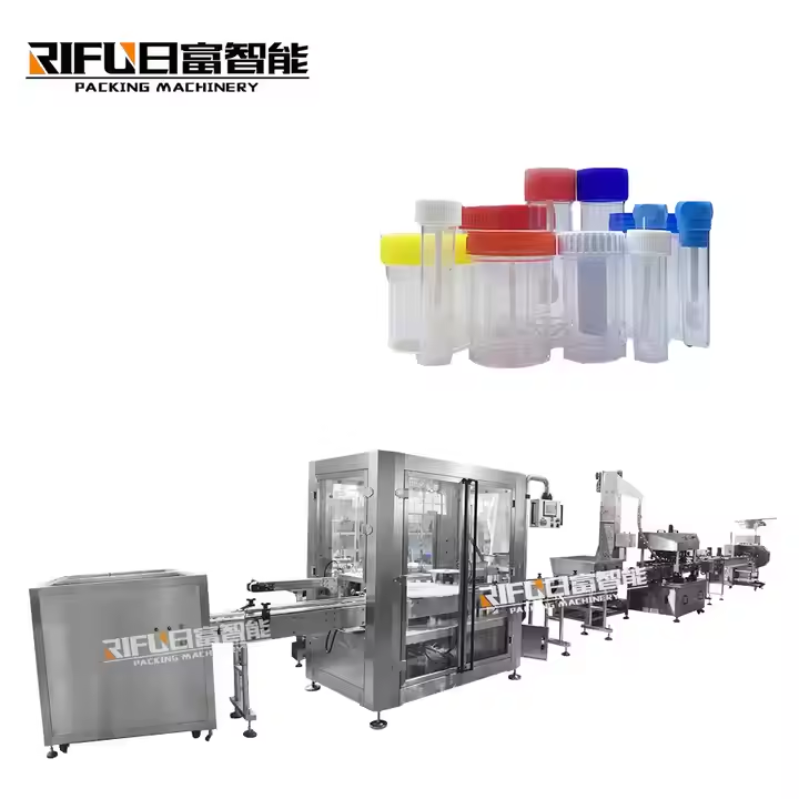 Automatic Immune-boosting Health Powder Filling Capping Heat Sealing Packaging Line