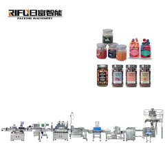 Automatic Bleaching Powder Filling Capping Labeling Production Line