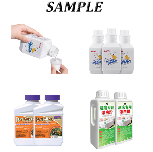 Automatic Bleaching Powder Filling Capping Labeling Production Line