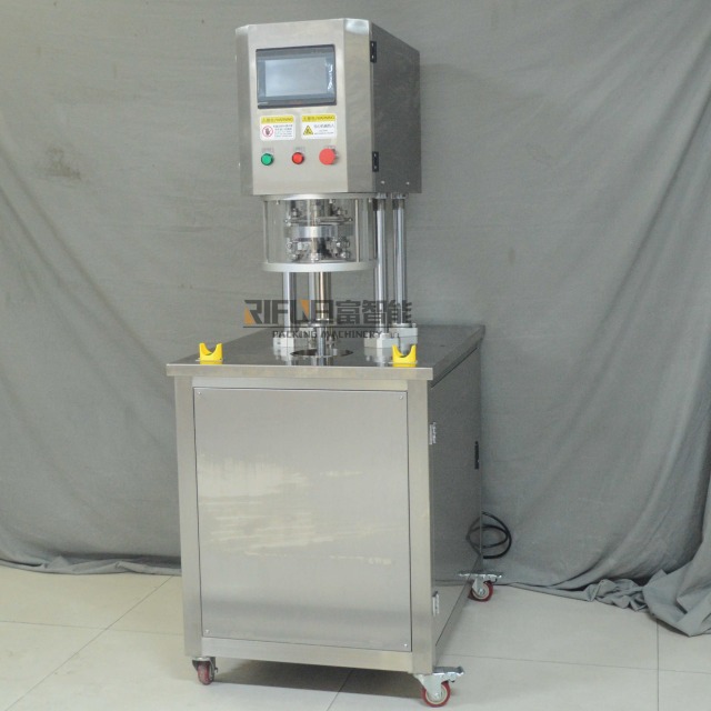 Semi Automatic Circular Tin Can Seamer Machine/Semi-automatic Vacuum Nitrogen-Filled Can Sealing Machine