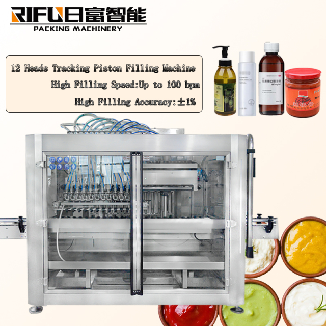 Automatic gravity liquid filling machine