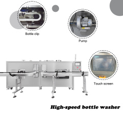 High-Speed Washing Machine Bottle Washer for Glass Plastic Bottles
