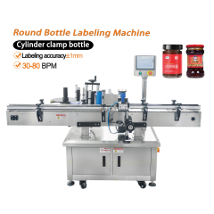 Automatic Poly Bag Paging Stand Up Pouch Labeling Machine