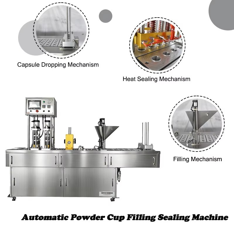 Automatic Coffee Capsule Filling and Sealing Machine | High-Speed Capsule Packaging Equipment