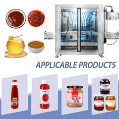 8-Head Piston Filling Machine – High Precision for Liquids & Pastes