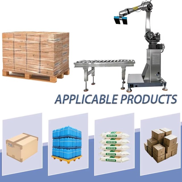 Automatic 6-Axis Palletizing Robot - Industrial Stacking Solution