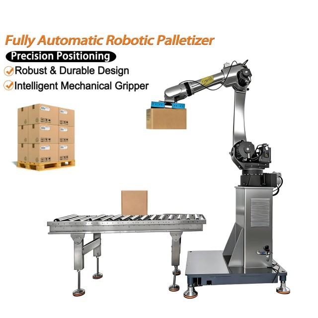 Automatic 6-Axis Palletizing Robot - Industrial Stacking Solution