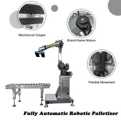 Automatic 6-Axis Palletizing Robot - Industrial Stacking Solution