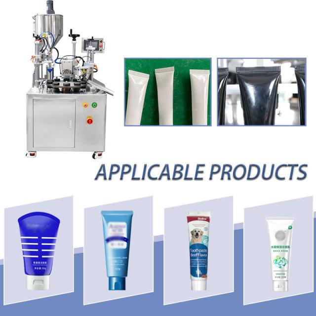 Semi-Automatic Ultrasonic Tube Filling and Sealing Machine