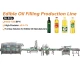 Automatic Edible Oil Filling Press Capping Labeling Production Line