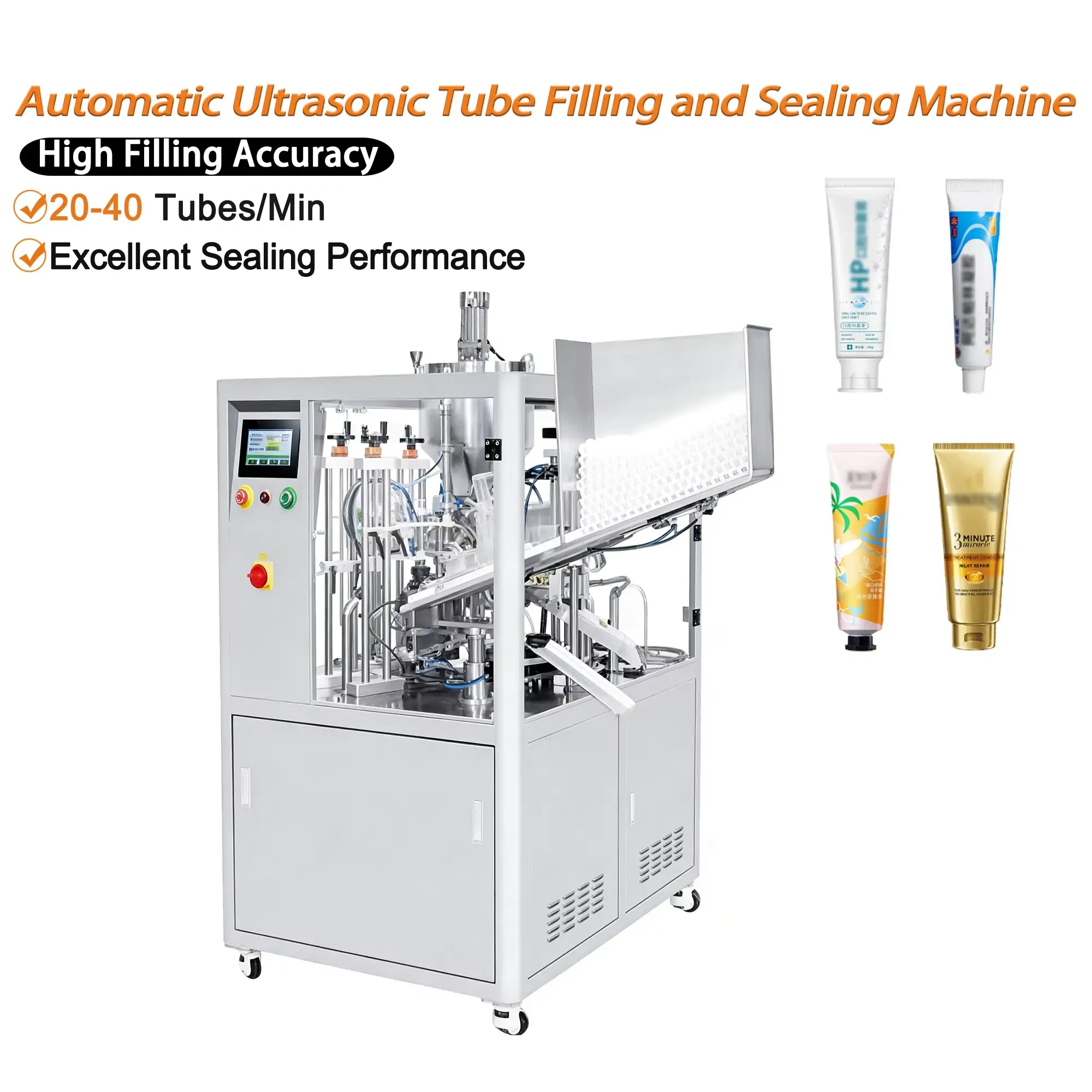 Automatic Ultrasonic Tube Filling & Sealing Machine | High Speed & Precision