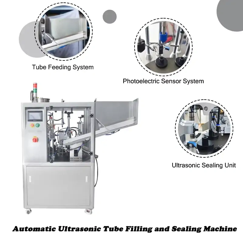 Automatic Ultrasonic Tube Filling & Sealing Machine | High Speed & Precision