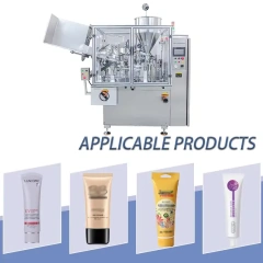 High-Speed Automatic Tube Filler Sealer with Steel Stamping