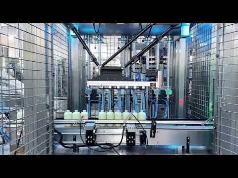 Automatic Delta Robot Spider Hand Liquid Filling Machine