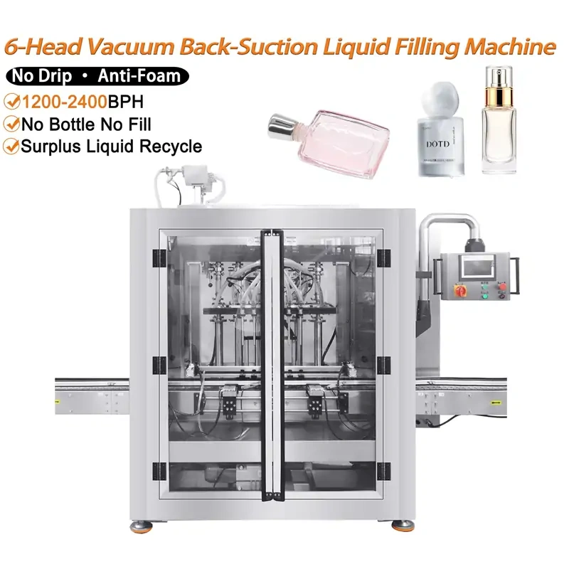 Automatic Vacuum Back Suction Liquid Filling Machine