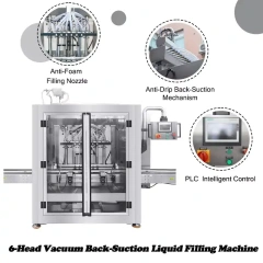 Automatic Vacuum Back Suction Liquid Filling Machine