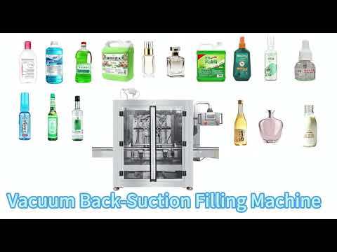 Automatic Vacuum Back Suction Liquid Filling Machine