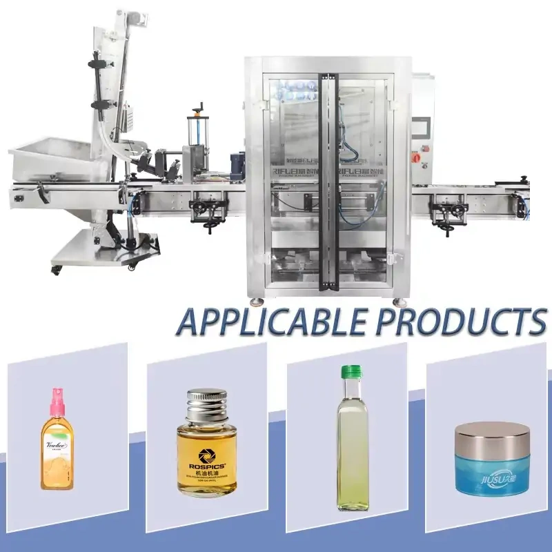Automatic Servo Bottle & Jar Capping Machine | High Precision Servo Torque Screw Capper