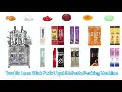 Double Lane Servo Moving Film Liquid & Paste Stick Pack Machine