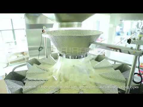 Automatic Multihead Weigher Granule Packaging Machine | High Precision Bag Packing Equipment