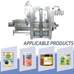 Automatic Cap Feeding Press Capping Machine | Tin Can Plastic Jar Capper
