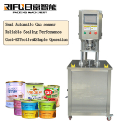 Semi Automatic Circular Tin Can Seamer Machine/Semi-automatic Vacuum Nitrogen-Filled Can Sealing Machine
