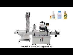 Automatic Four-Wheel Twist Capping Machine for Plastic & Glass Bottles