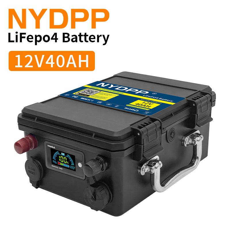 Batterie 24V LiFePO4 100AH 120AH 150AH 200AH avec chargeur 10A