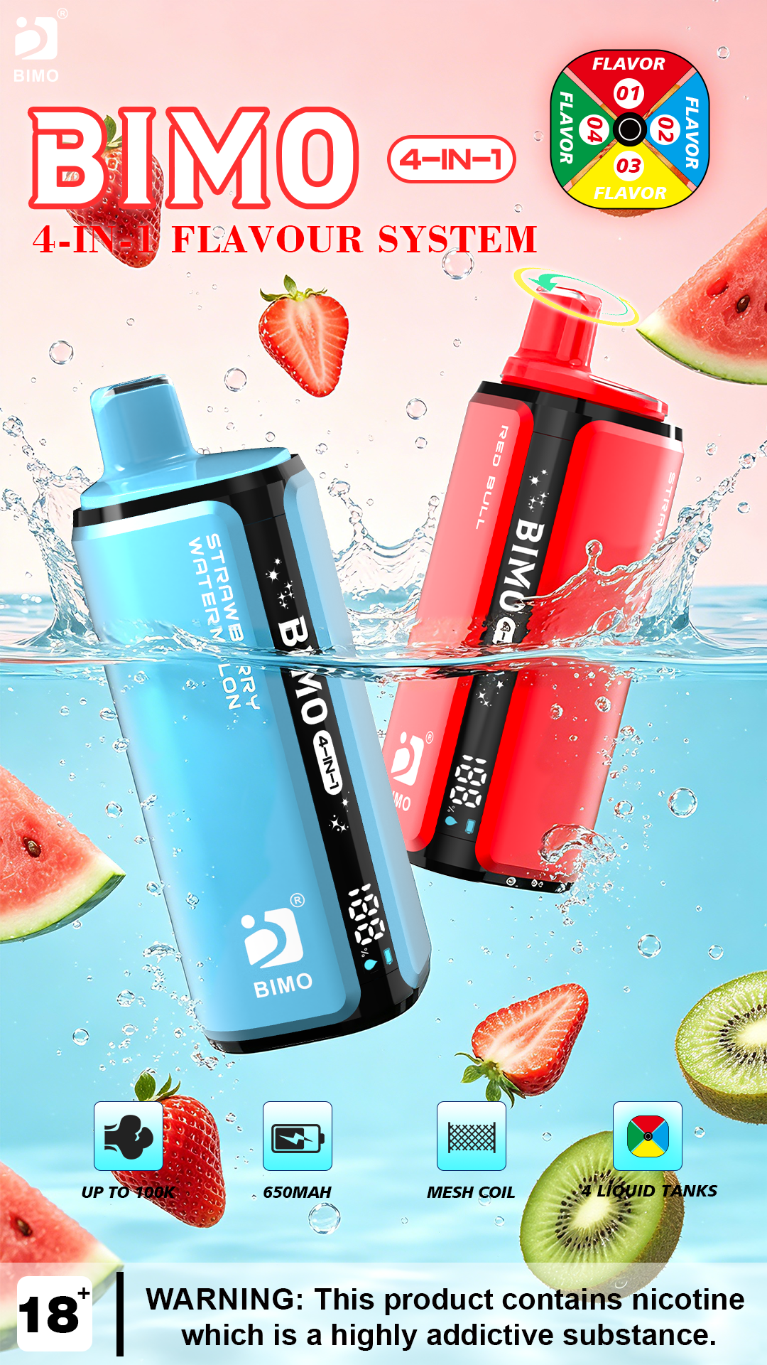 BIMO 4-IN-1 100k Puffs,MY SHOP,BIMO 4-IN-1 100k Puffs