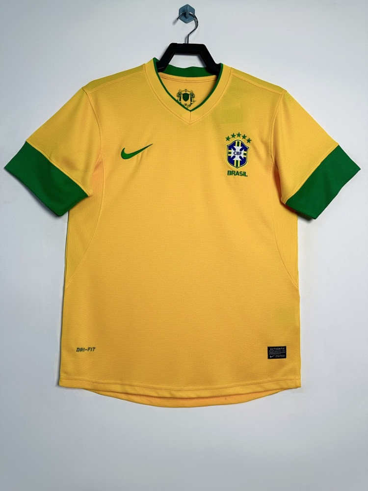 12-13 season Brazil home Retro fan version