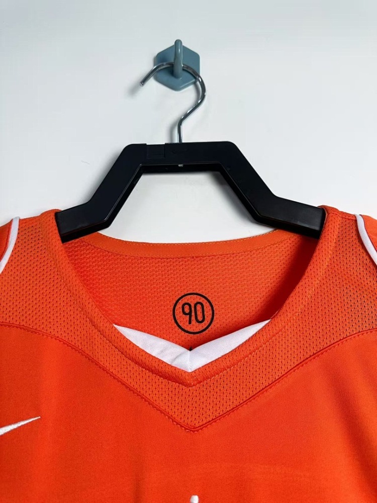 2004 season Netherlands home retro Fan version