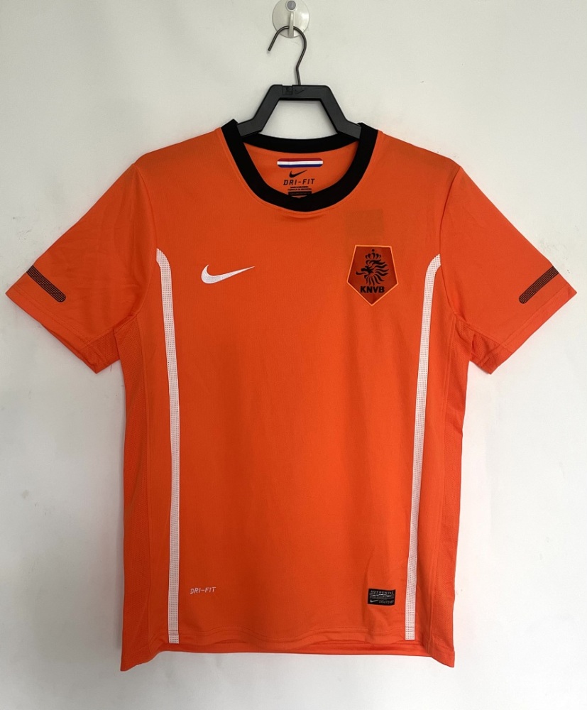 2010 season Netherlands home retro Fan version