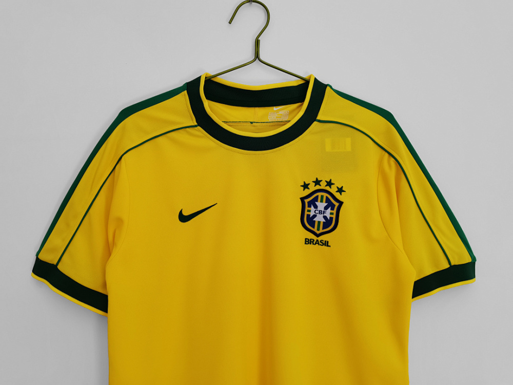 1998 season Brazil home retro Fan version