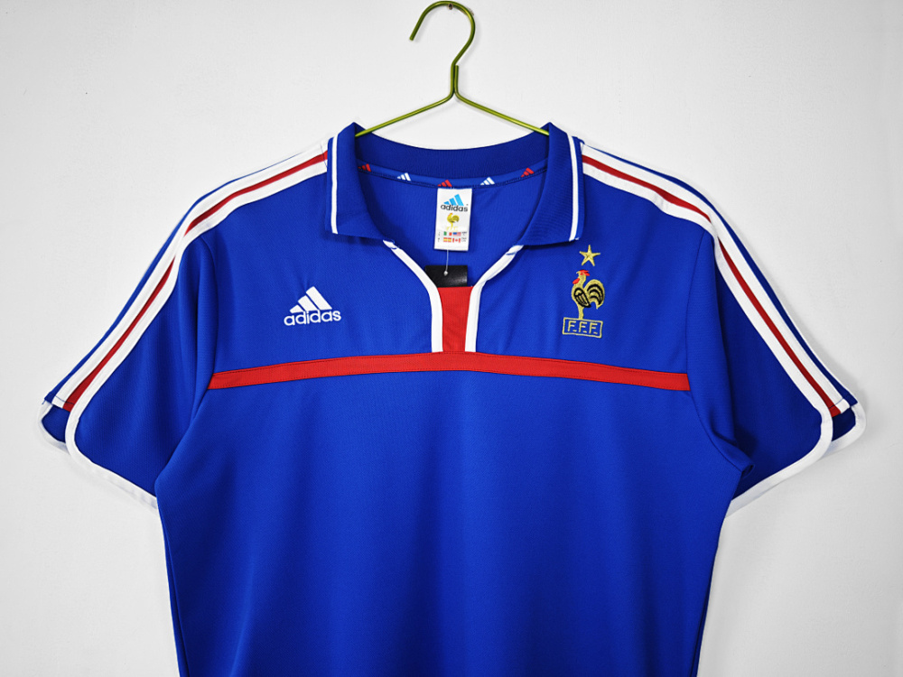 2000 season France home retro Fan version