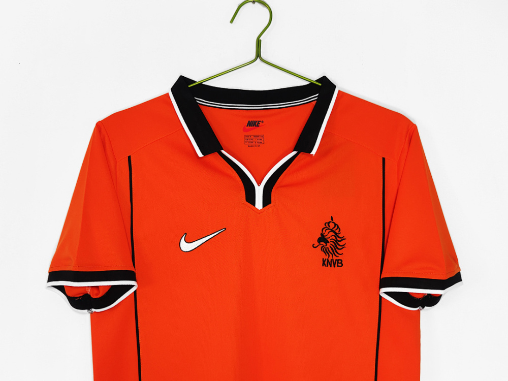 1998 season Netherlands home retro Fan version