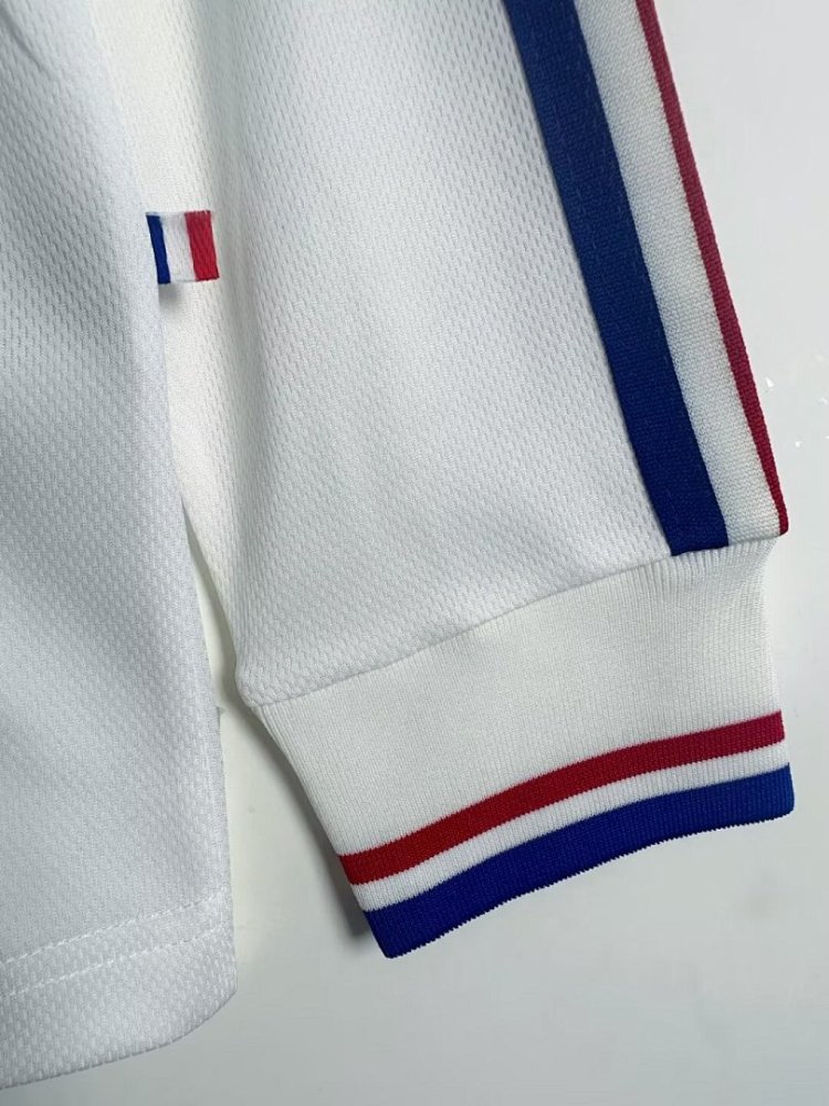 1998 season France away Long sleeved retro Fan version
