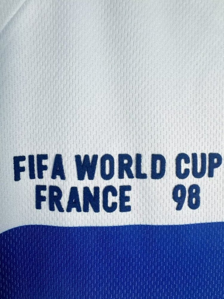 1998 season France away Long sleeved retro Fan version