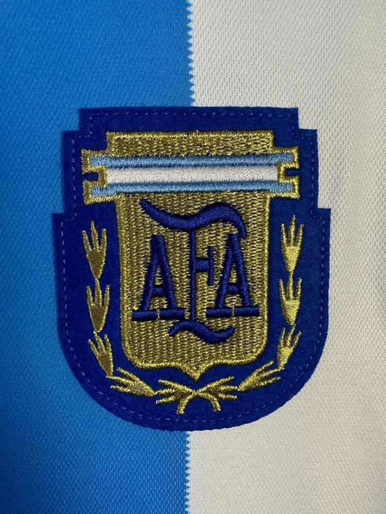 1986 season Argentina away Long sleeved retro Fan version