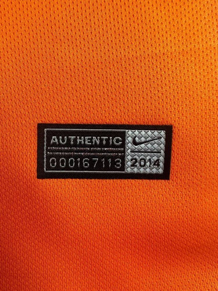 2014 season Netherlands home retro Fan version