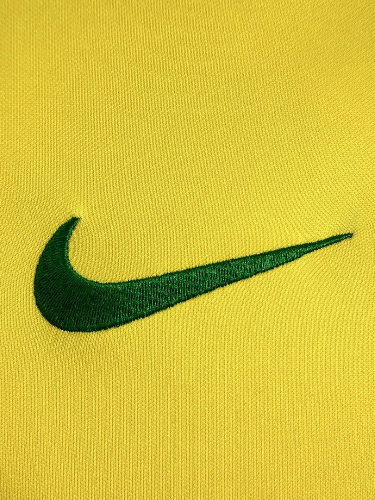 1998 season Brazil home Long sleeved retro Fan version
